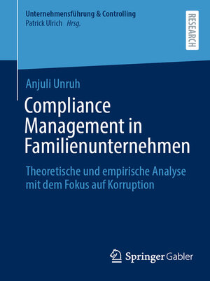 cover image of Compliance Management in Familienunternehmen